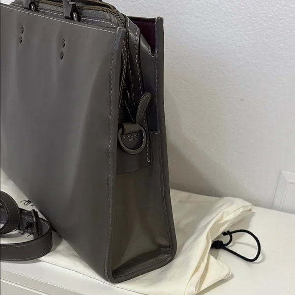 Coach Gray Rogue Brief with Professional Aesthetic - Picture 4 of 16